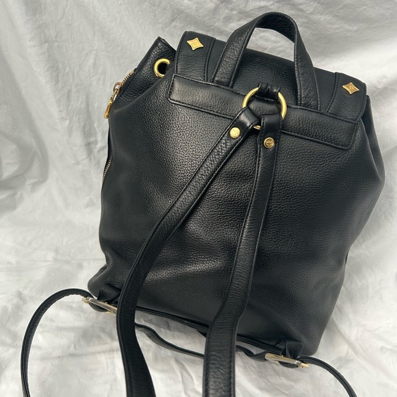 MCM Black leather backpack 🔥 - Picture 6 of 12